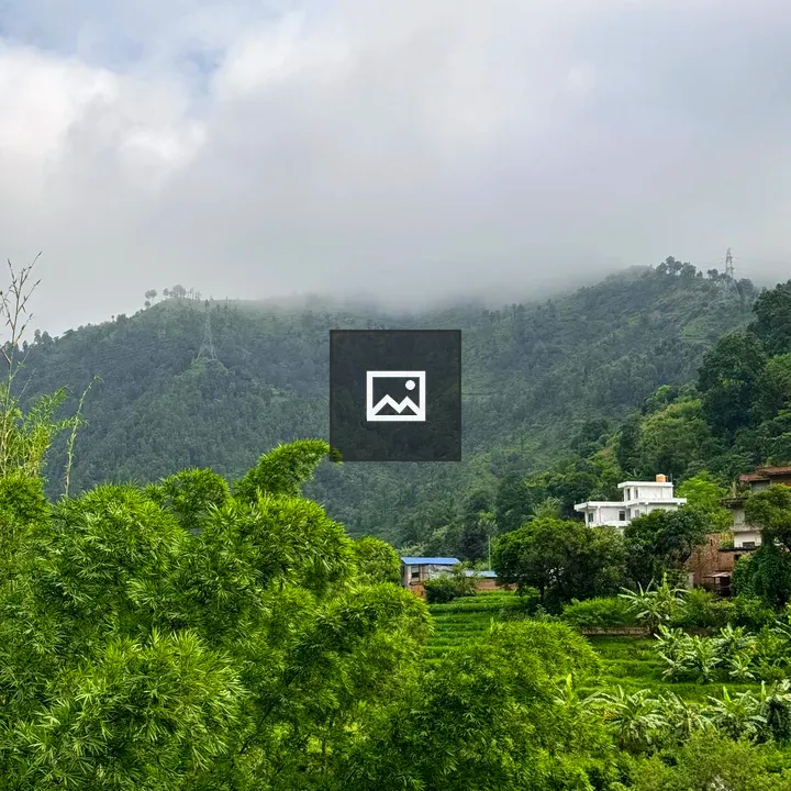 Landscape with hilltop houses