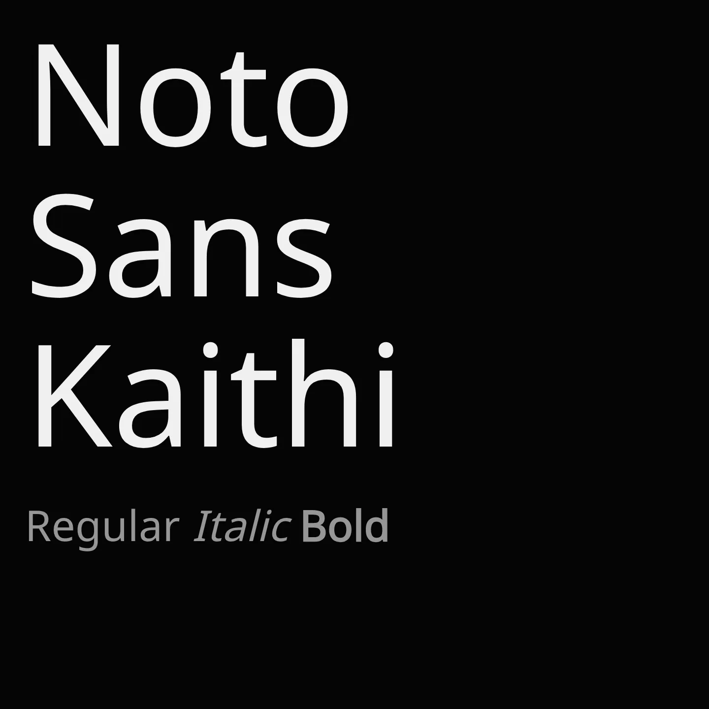 Noto Sans Kaithi