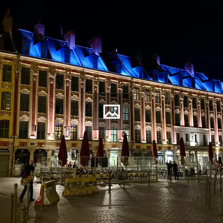 Lille Grand-Place at Night