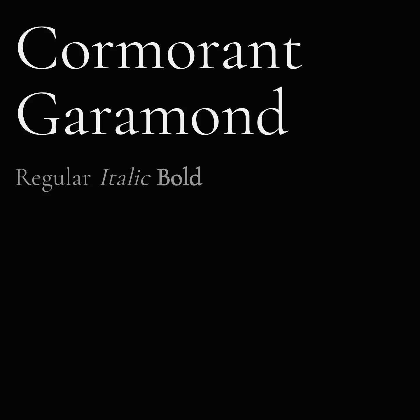 Cormorant Garamond