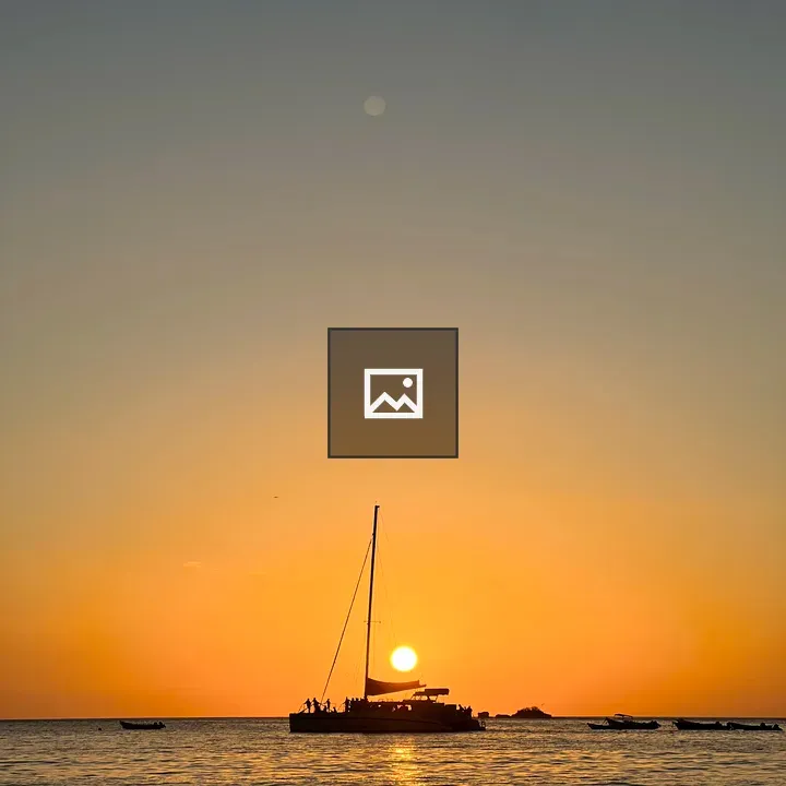 Sunset Sailboat Silhouette