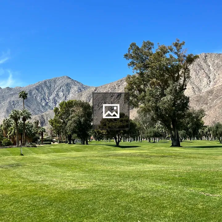 California desert golf course