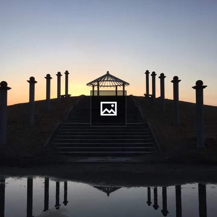 Yagata Coast Marine Pier at Dusk