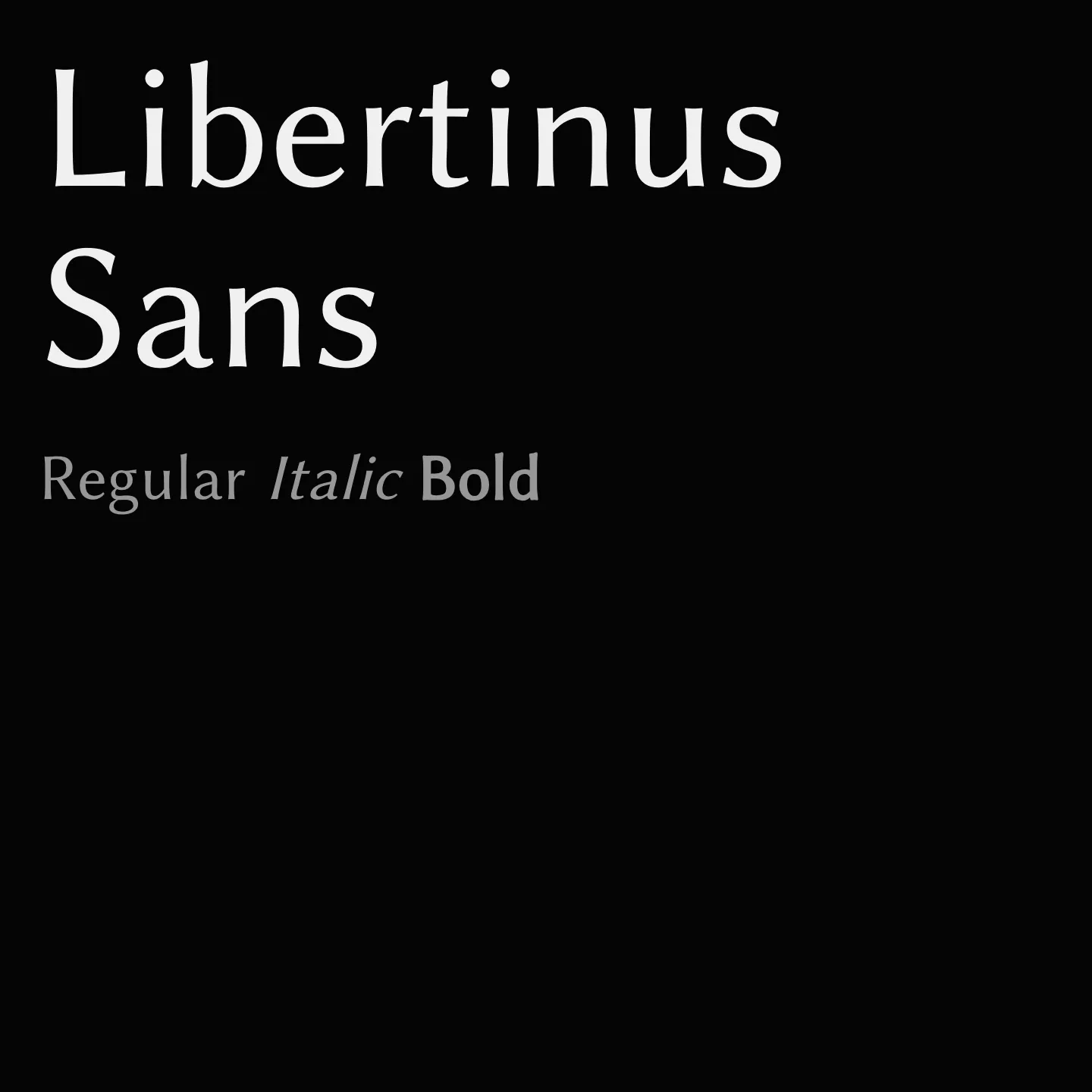 Libertinus Sans