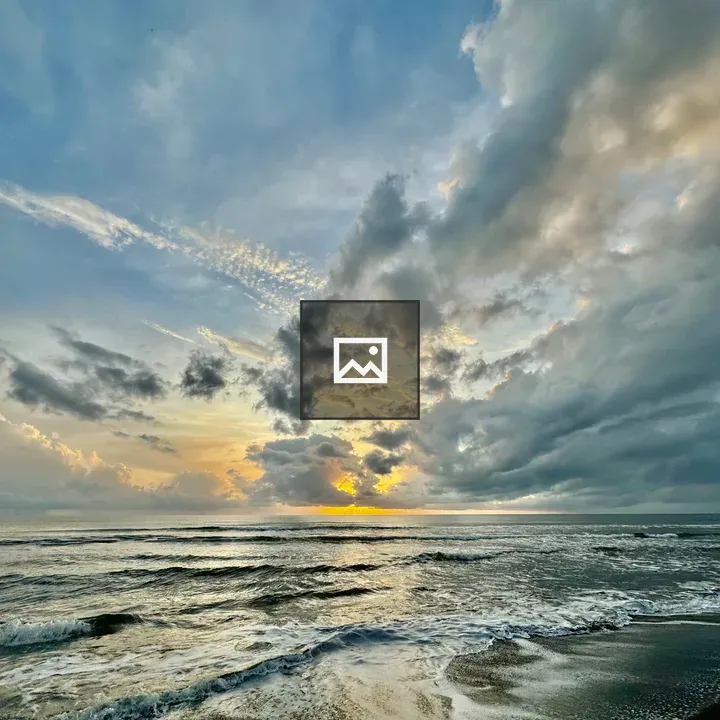 Dawn on a wild shore