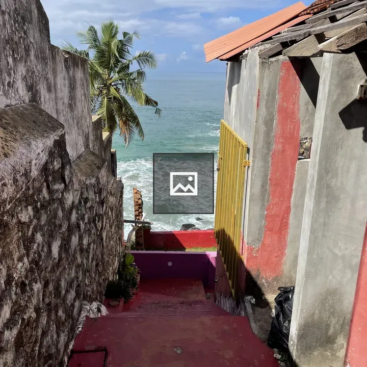 Alley Staircase to Beach Scene