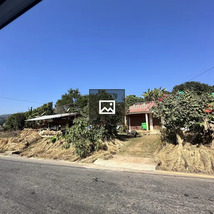 Rural area with blue sky