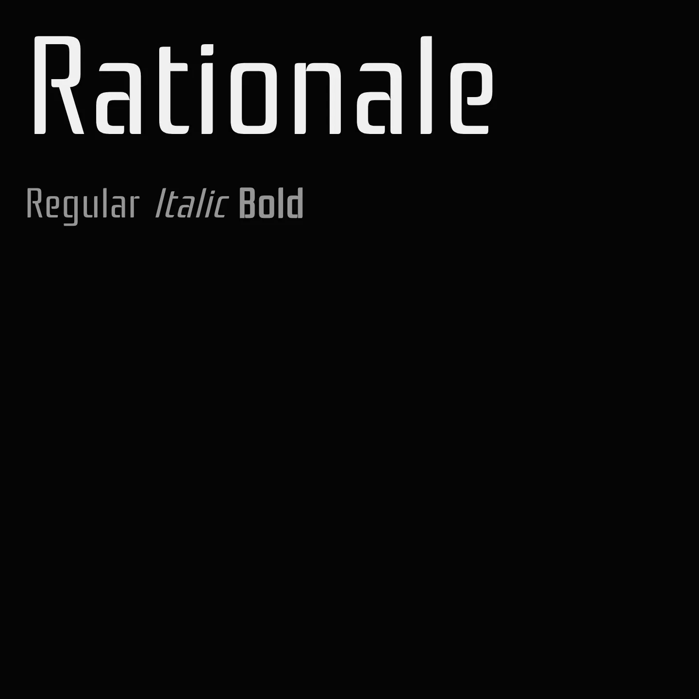 Rationale