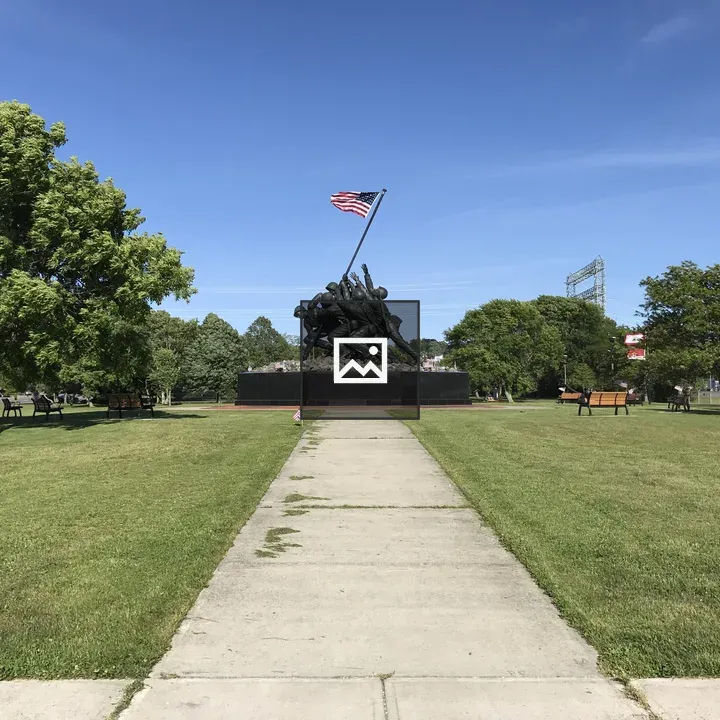 Monument World War II in Bicentennial Park
