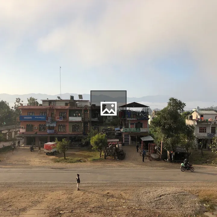 Street view of a rural village