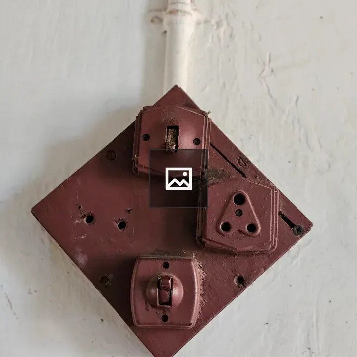 Triangle electrical panel with switches