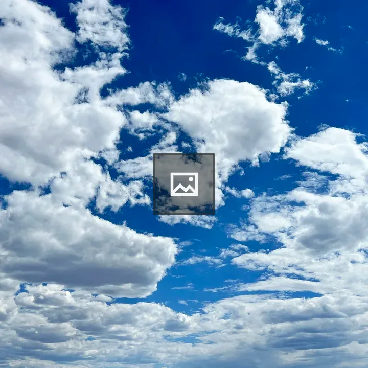 Afternoon Clouds and Blue Sky