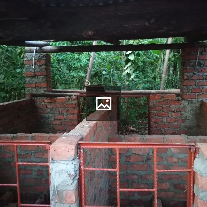New construction with bricks