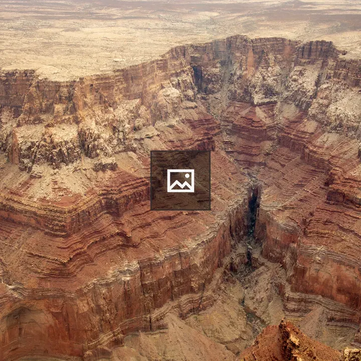 Aerial canyon with winding river