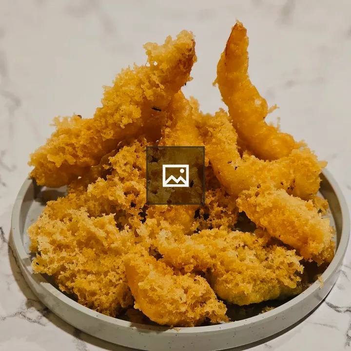 Prawn tempura plate