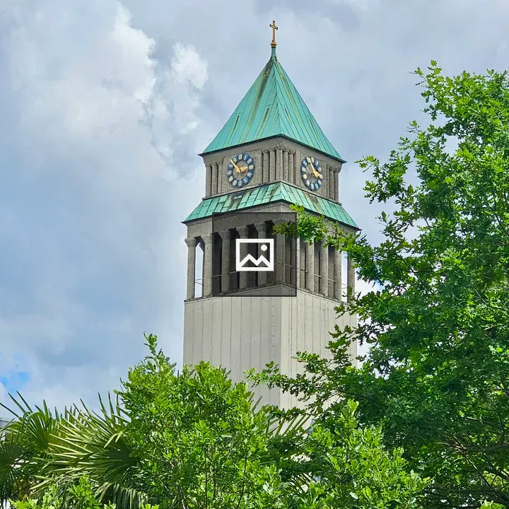Clock Tower at Frankfurt Zoo
