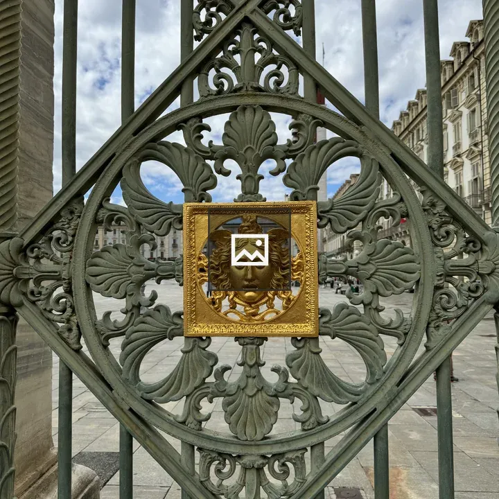 Gold and Green Ornate Gate