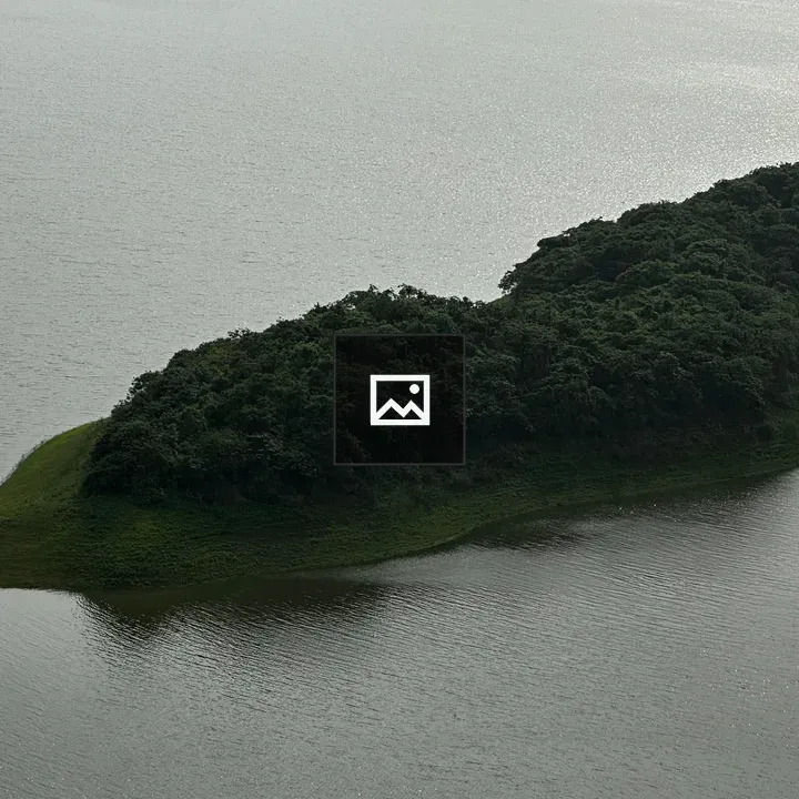 Small island seen from above