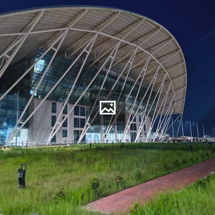 Cox's Bazar Railway Station at Night