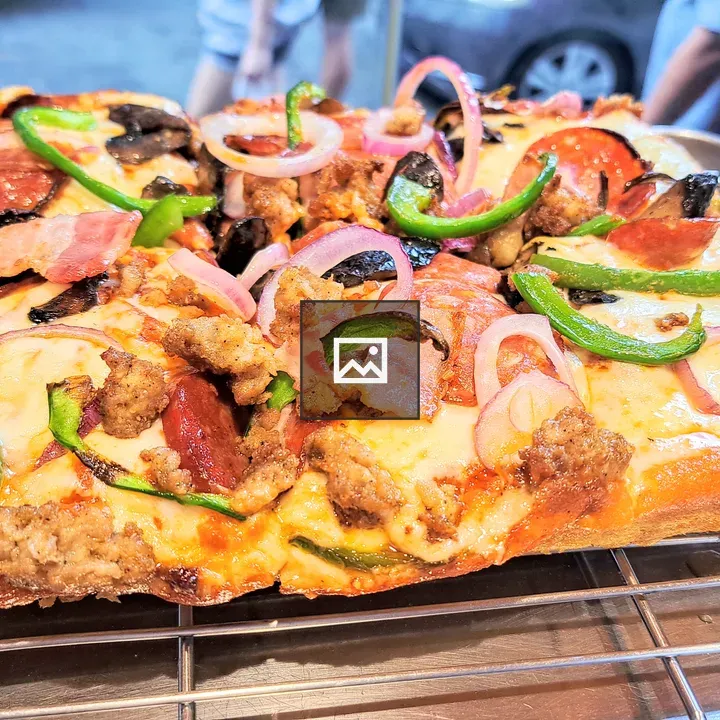 Pizza on Cooling Rack