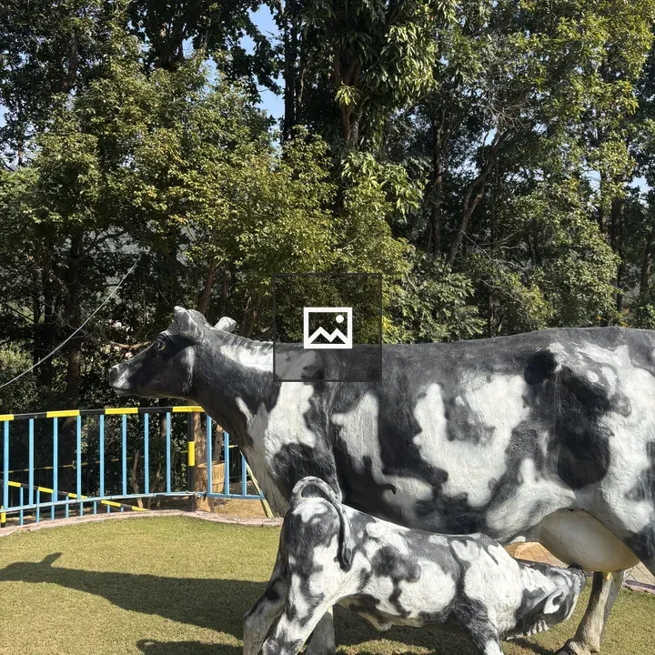Cow and Calf Sculpture