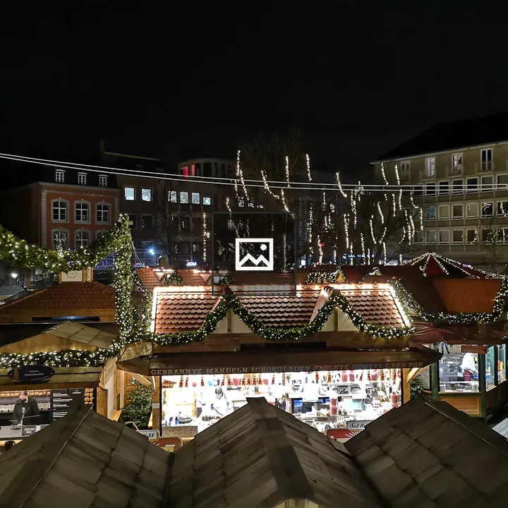 Christmas Market Aachen Building