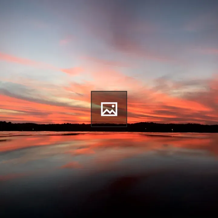 Sunset on Lake Harding
