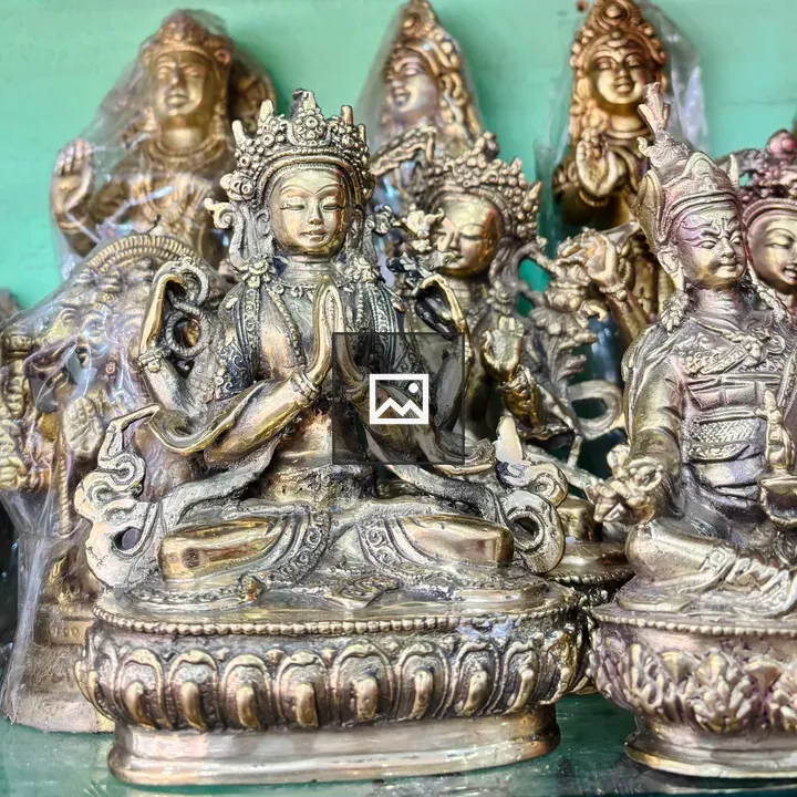Metal deity sculptures collection