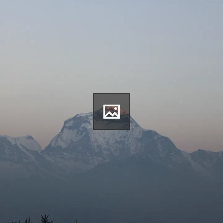 Mountain landscape at dawn