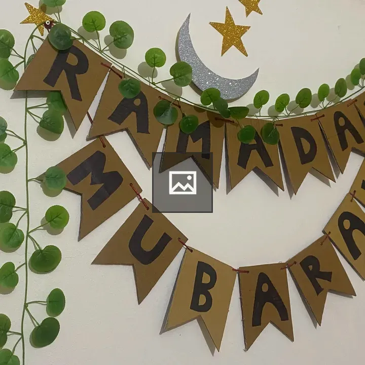 Decorative Ramadan Mubarak Banner
