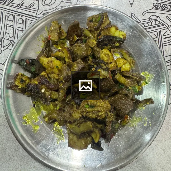 Round Stainless Steel Bowl with Mixed Ingredients