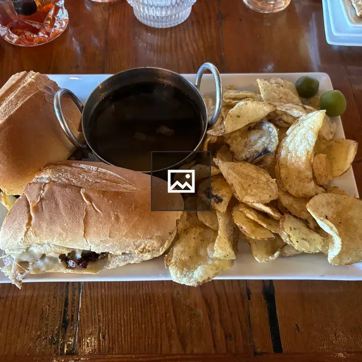 French dip sandwich with au jus