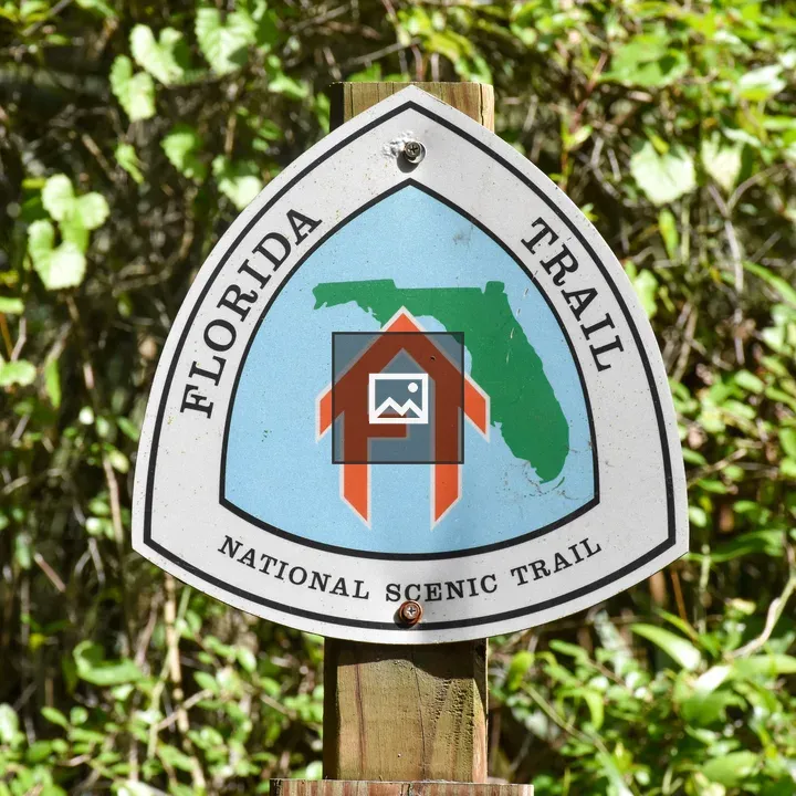 Sign for the Florida National Scenic Trail