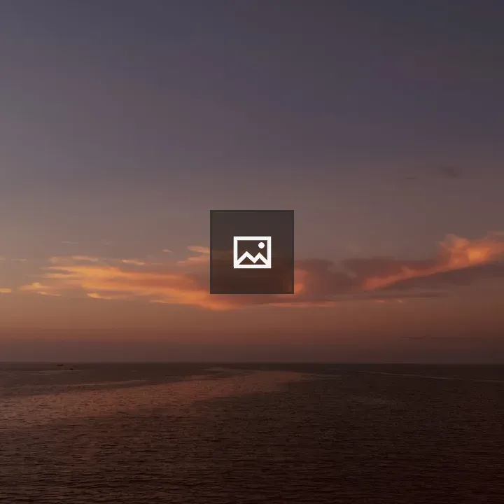 Sunset Over the River