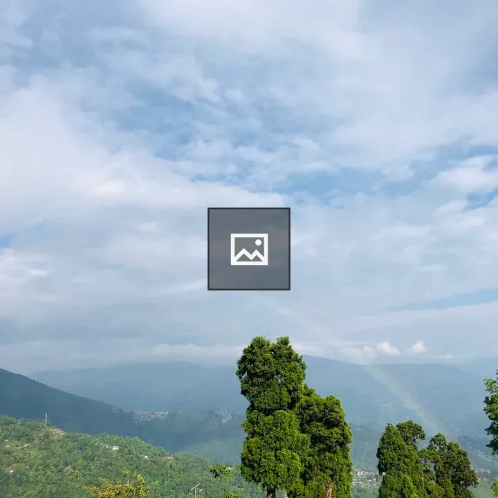 Rainbow over Darjeeling Tea Garden