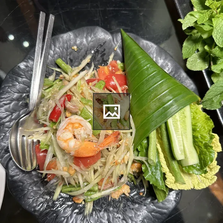 Thai Food in Restaurant