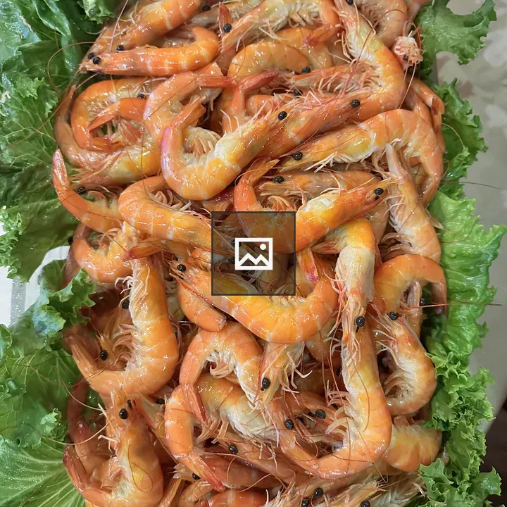 Prawn dish ready to serve