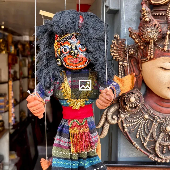 Marionette with Colorful Mask
