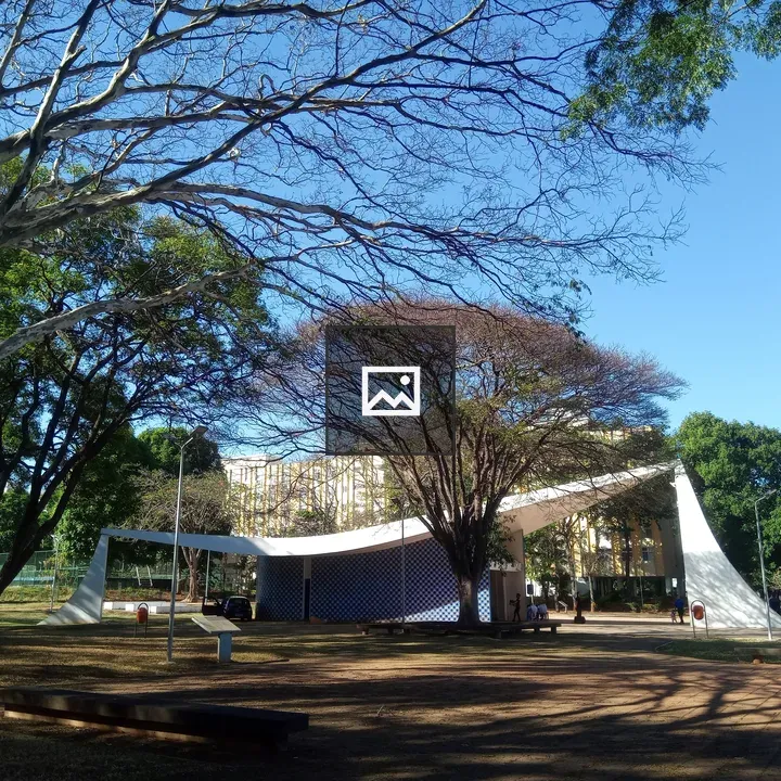 Side view of Igrejinha Church in Brasília