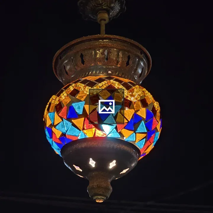 Turkish mosaic lamp