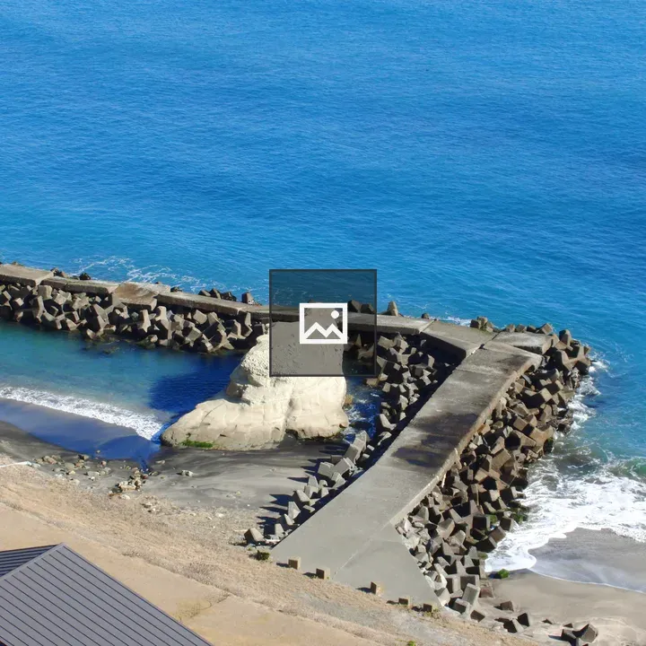 Coastal Jetty Aerial View