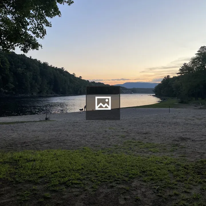 Small beach sunset