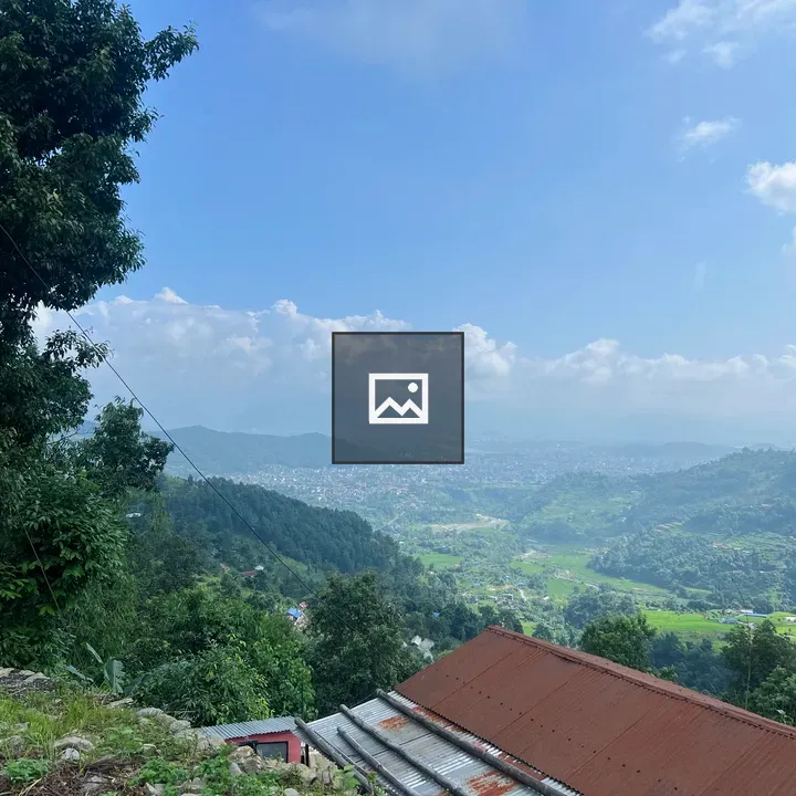 Hilltop View Across Valleys