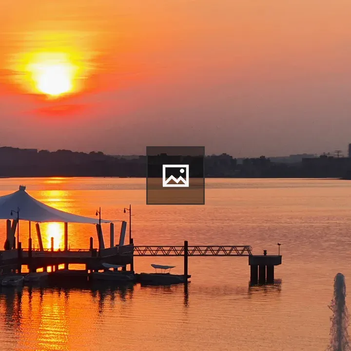 Sunset over Potomac River