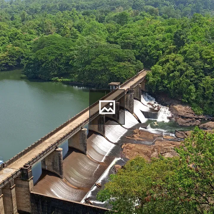 Thenmala Check Dam Scene