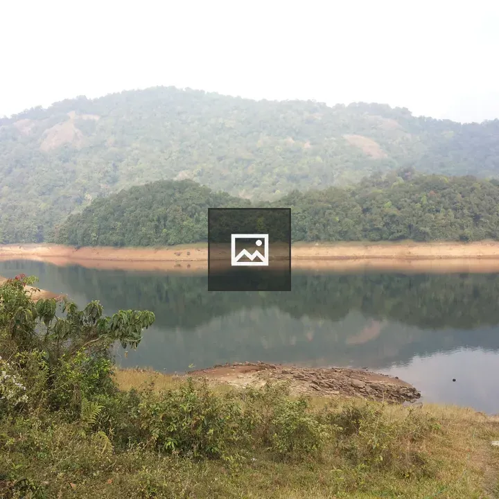 View of river and hills