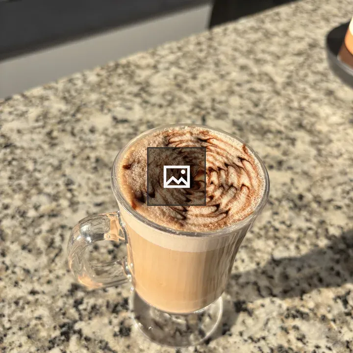 Cappuccino in Glass Mug