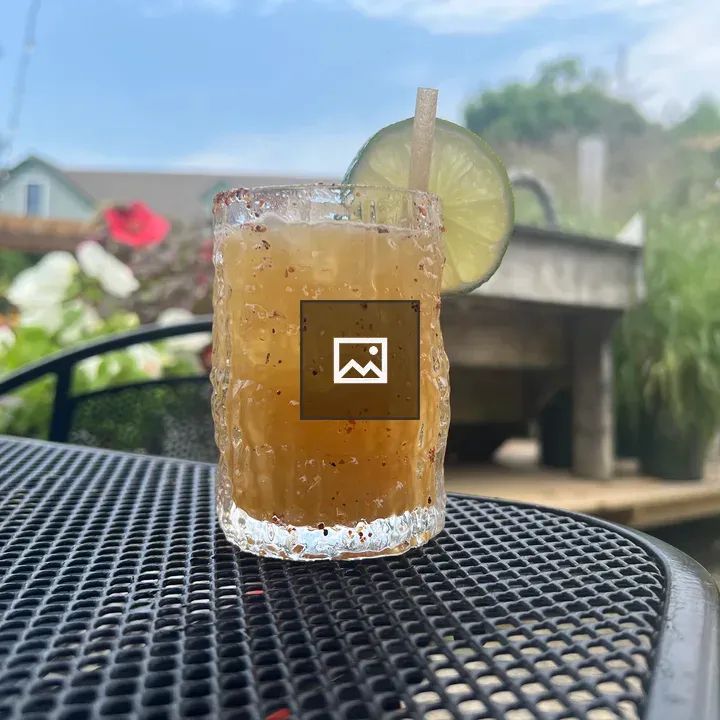 Hot Honey Peach Margarita