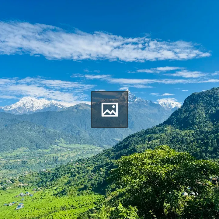 Fishtail Mountain Scene