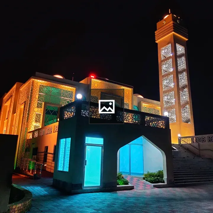 Mosque Light at Night